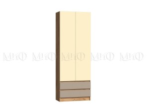 Челси Color Шкаф 2-х дверный с ящиками (Миф)